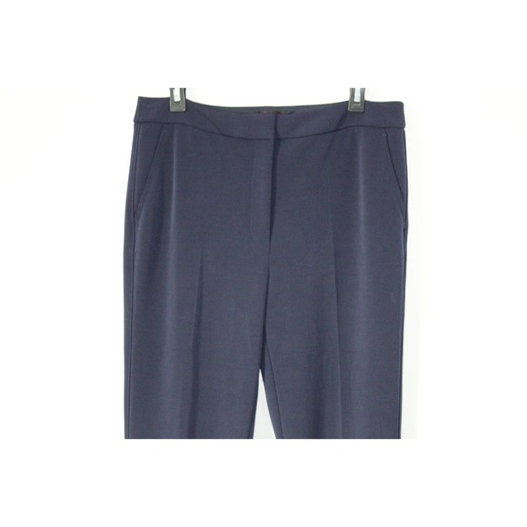 White House Black Market Essential The Slim Pants Navy Blue Women's 12 H13943 - Picture 4 of 12